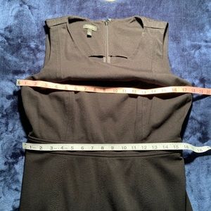 Talbots black sleeveless dress size 6p